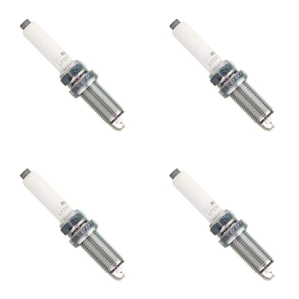 NGK For Volkswagen Passat 2014-2020 Ruthenium HX Spark Plug Box of 4 (LFER7BHX) | 95125