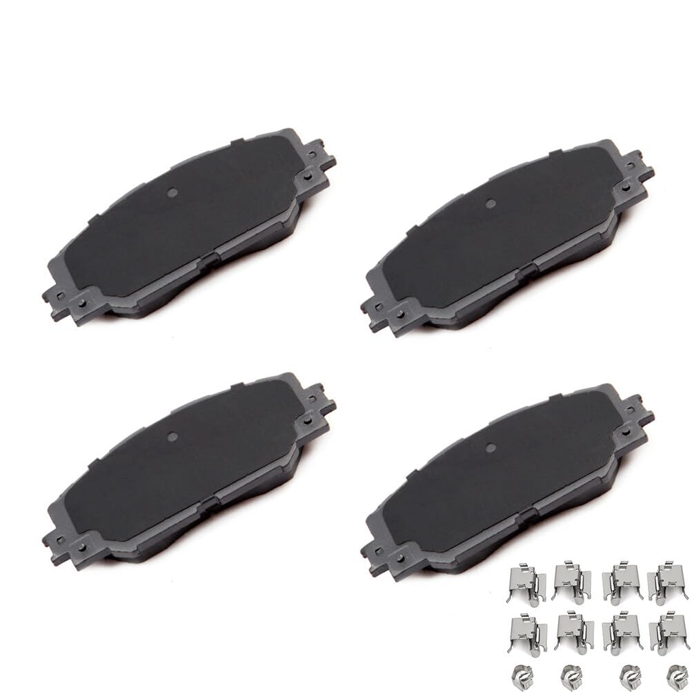 Automuto 4Pcs Front Ceramic Disc Brake Pads Set D1210 For Lexus Hs250H For Pontiac Vibe For Scion Xb Xd For Toyota Corolla Matri