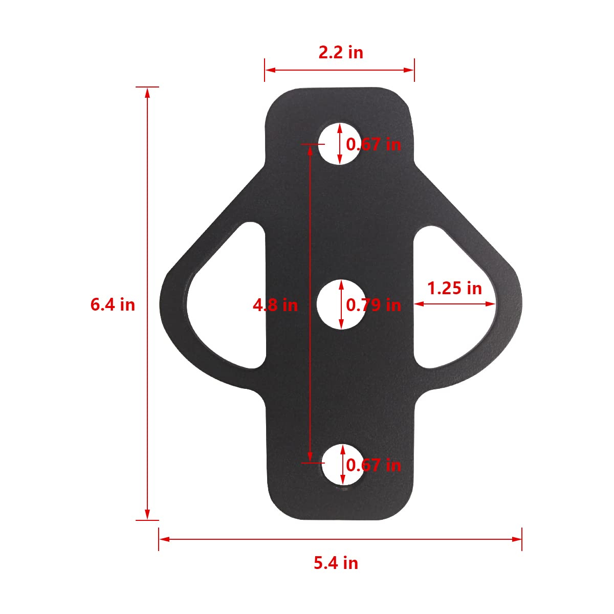 Lcgp 3-Way Trailer Hitch Adapter, Steel Hook Mounting With Bolts, Suitable For Atv Lawn Mower Golf Cart Yard Cart Garden Tractor
