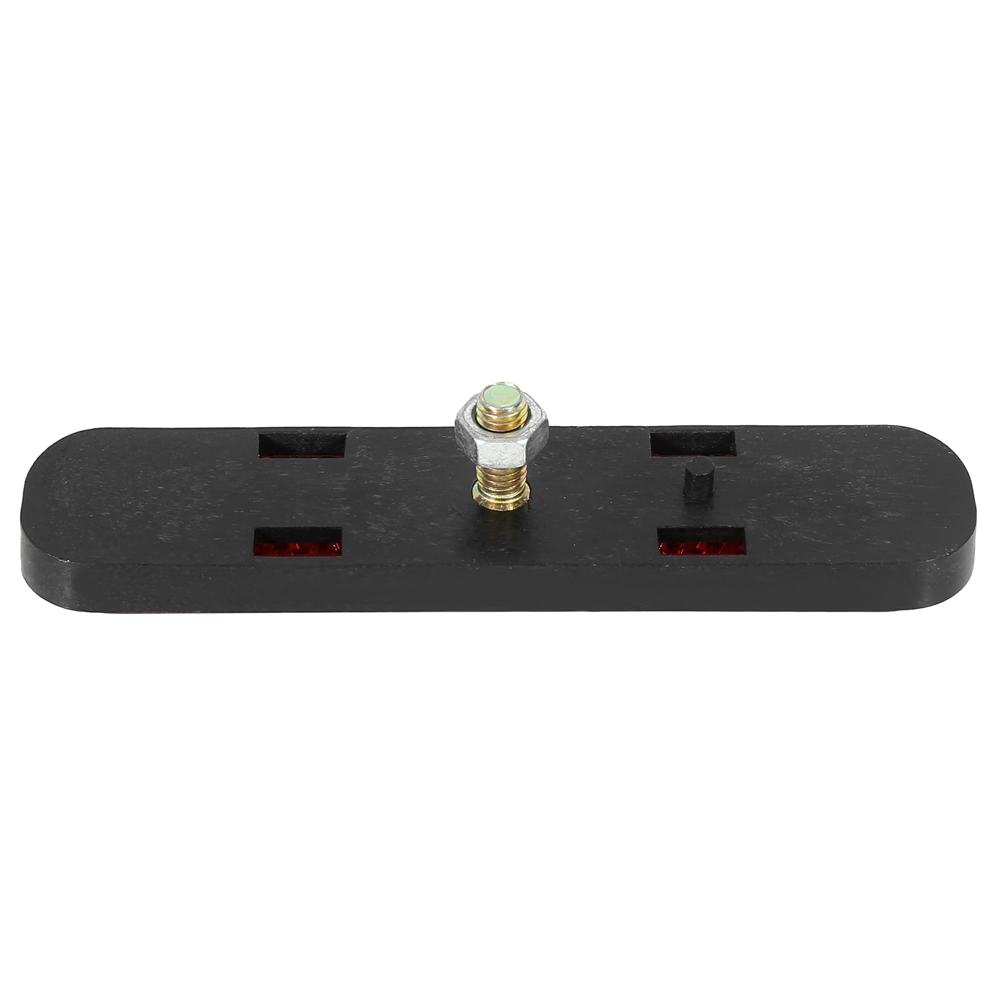 F Fierce Cycle Pair M5 Or M6 Red Oval Universal Screw Mount Reflective Warning Reflector For Motorcycle Bike