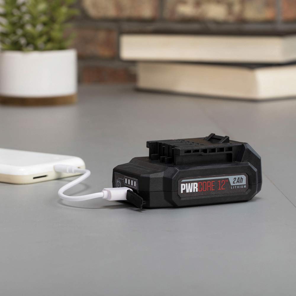 Skil Pwrcore 12 2.0Ah Lithium Battery With Pwrassist Mobile Charging - By500101