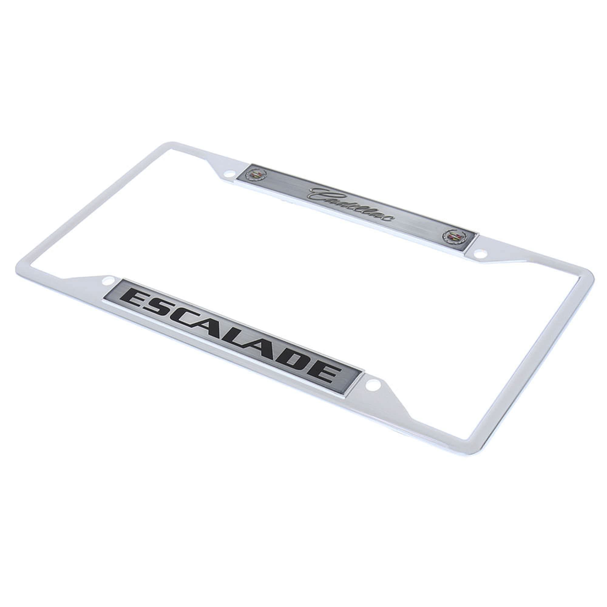 Eurosport Daytona- Compatible With - Cadillac Escalade License Plate Frame