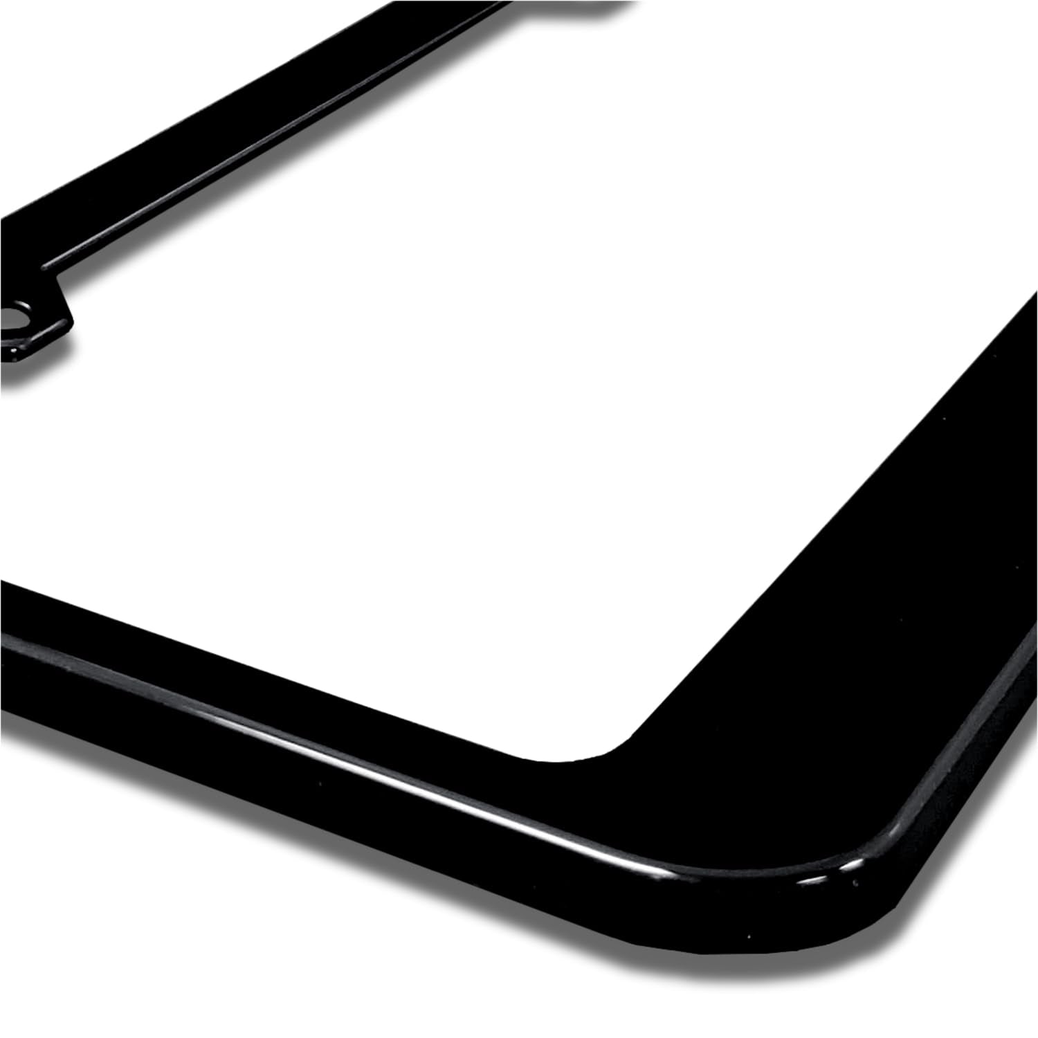 Au-Tomotive Gold, Inc. Officially Licensed Uv Print Logo On Black Polycarbonate License Plate Frame For Scat Pack