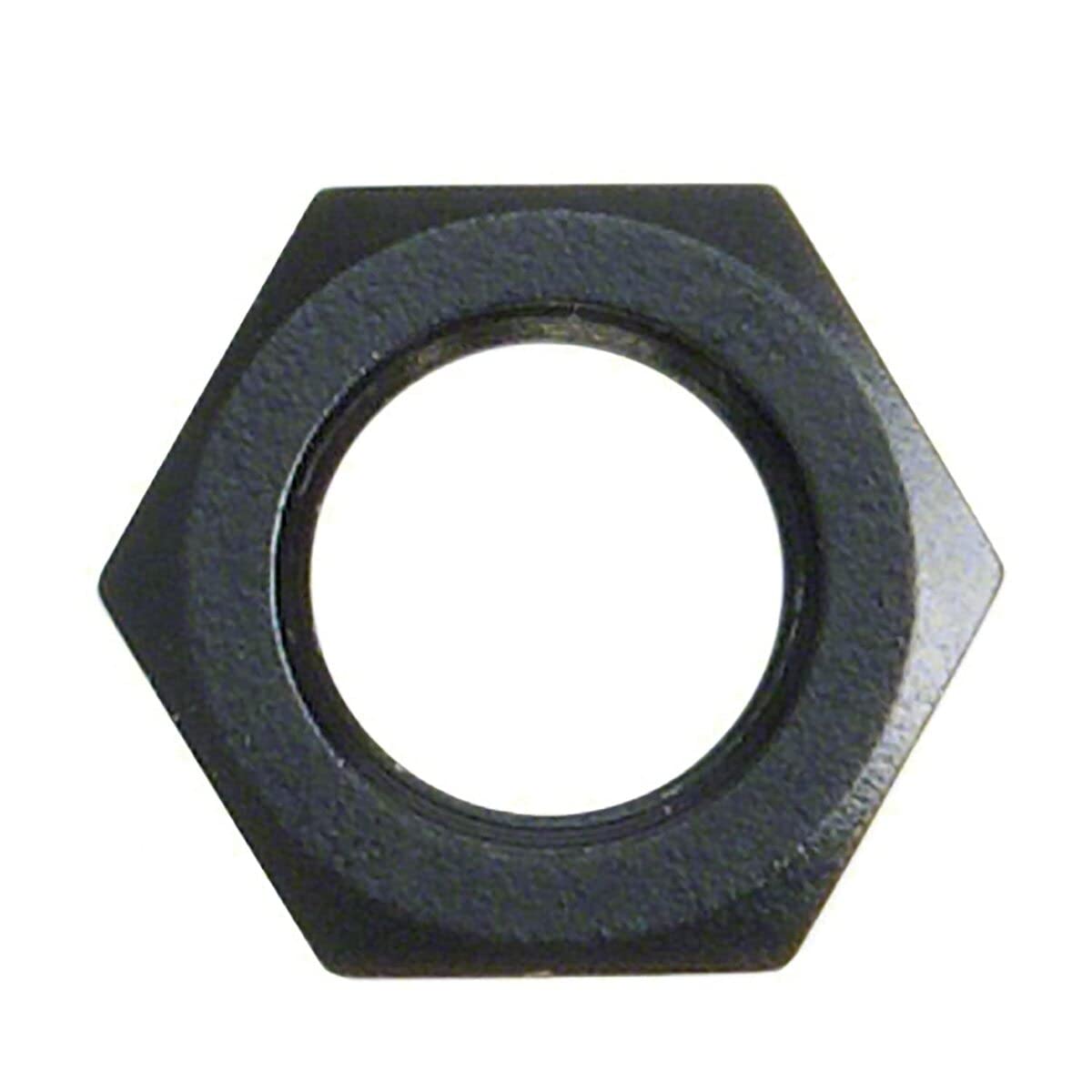 -3An Bulkhead Nut-Blk