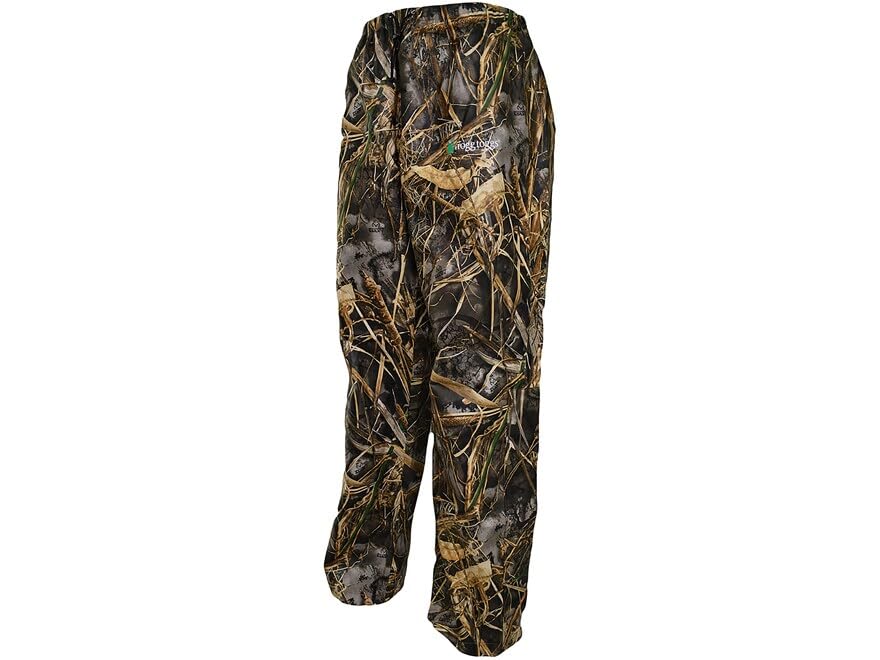 Frogg Toggs Mens Classic Pro Action Waterproof Breathable Rain Pants, Realtree Max-7, X-Large Us