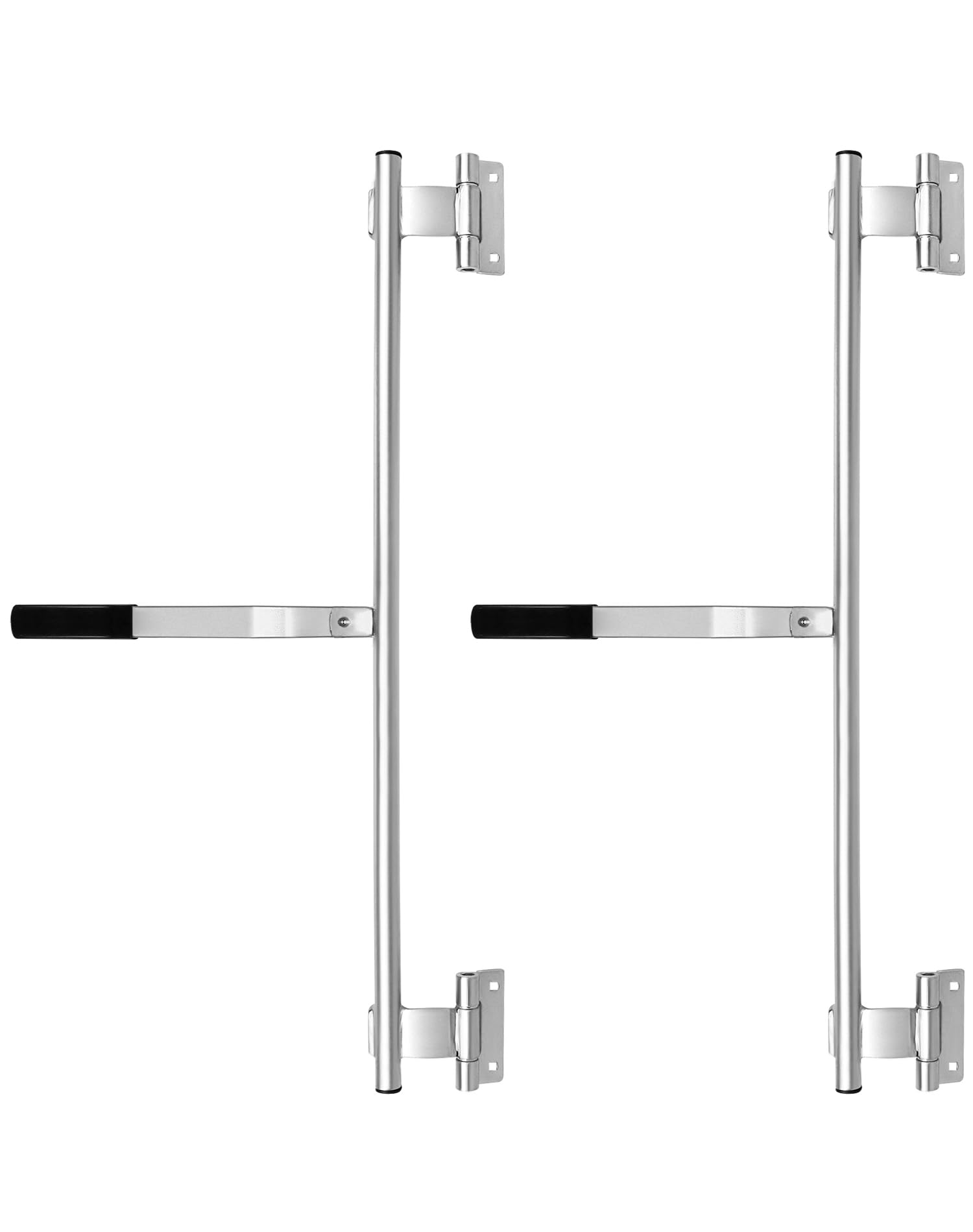 QWORK Cargo Trailer Cambar Cam Bar Lock, 2 Pack 36 Trailer Door Latch Cam Bar, Zinc Plated, for Folding Ramp Door, RV Hauler Fol