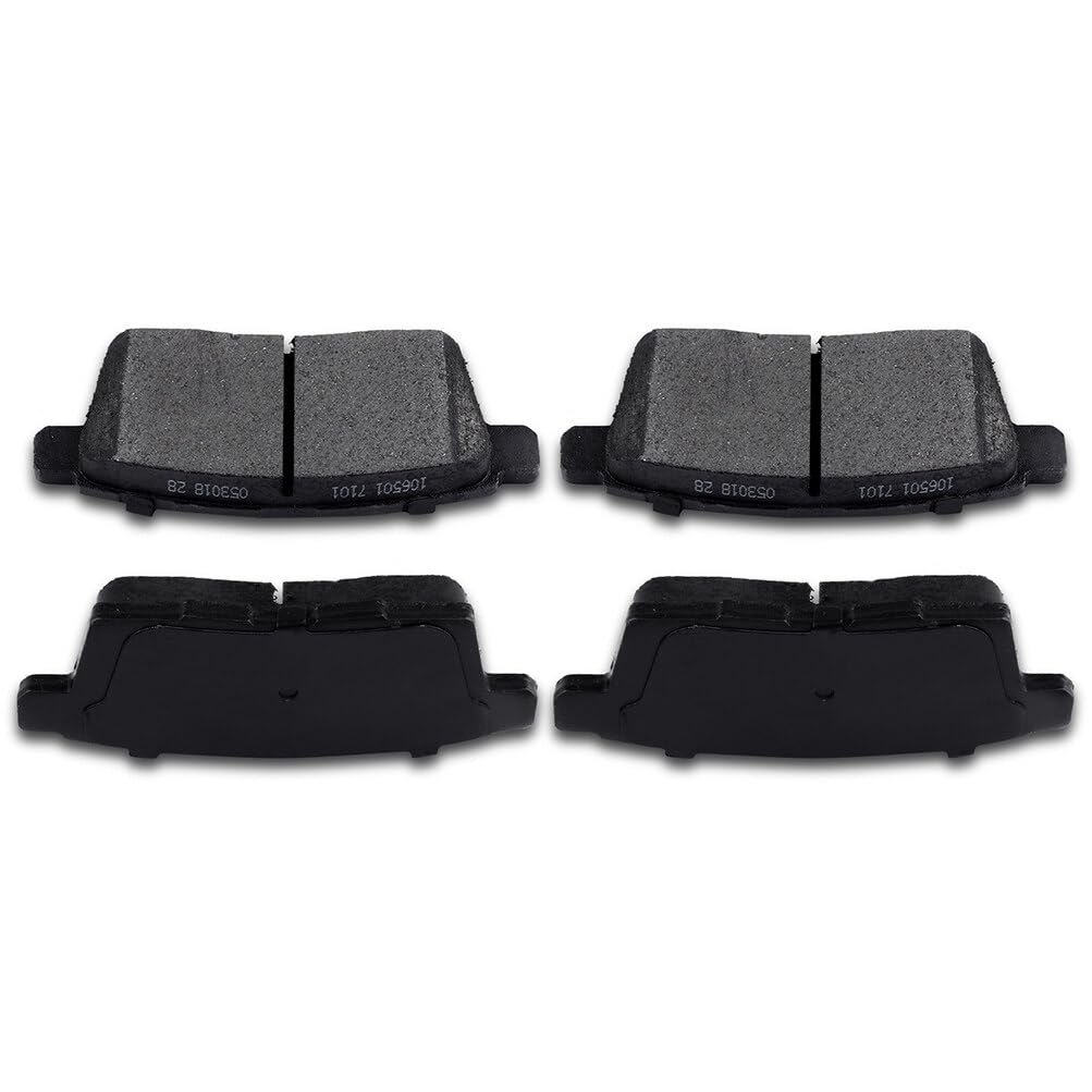Cciyu D1259 Rear Ceramic Disc Brake Pads Kit For Ford For Edge 2007-2010,For Lincoln Mkx 2007-2010,For Mazda Cx-7 2007-2012,For