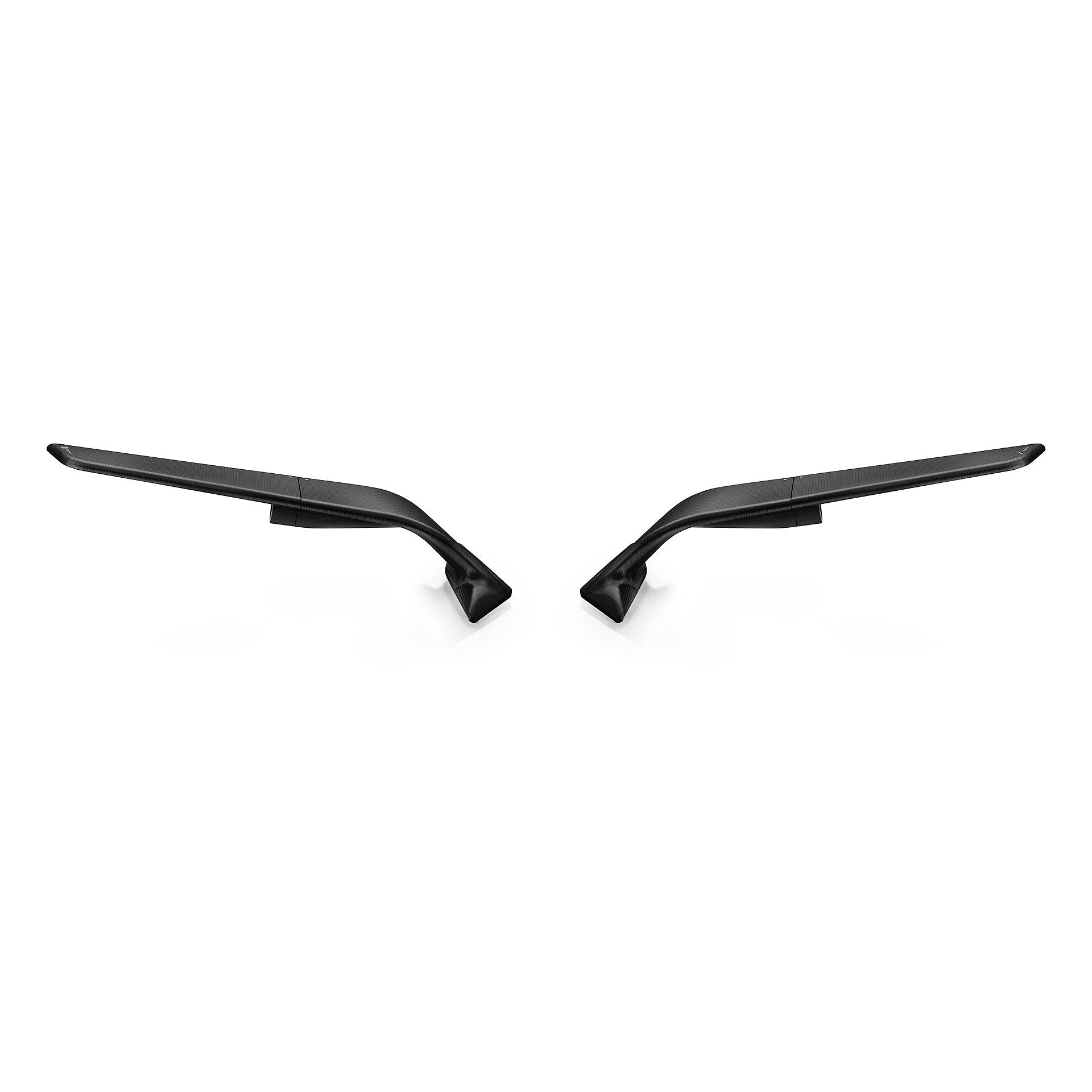 Bss040 Stealth Rearview Mirror Set Black