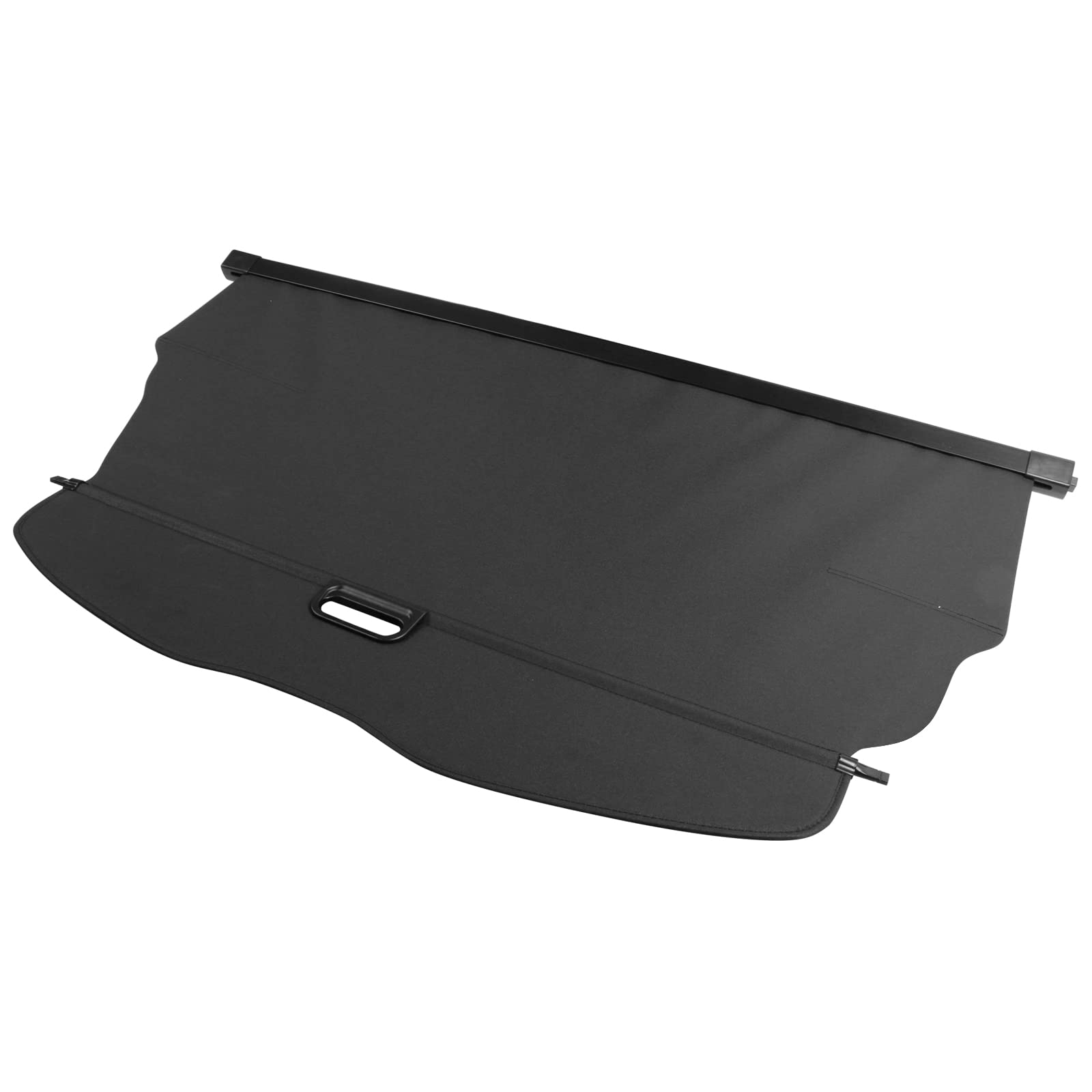 Ikon Motorsports Cargo Cover Compatible With 2007-2013 Acura Mdx, Factory Style Black Luggage Carrier Rear Trunk Security Cover,