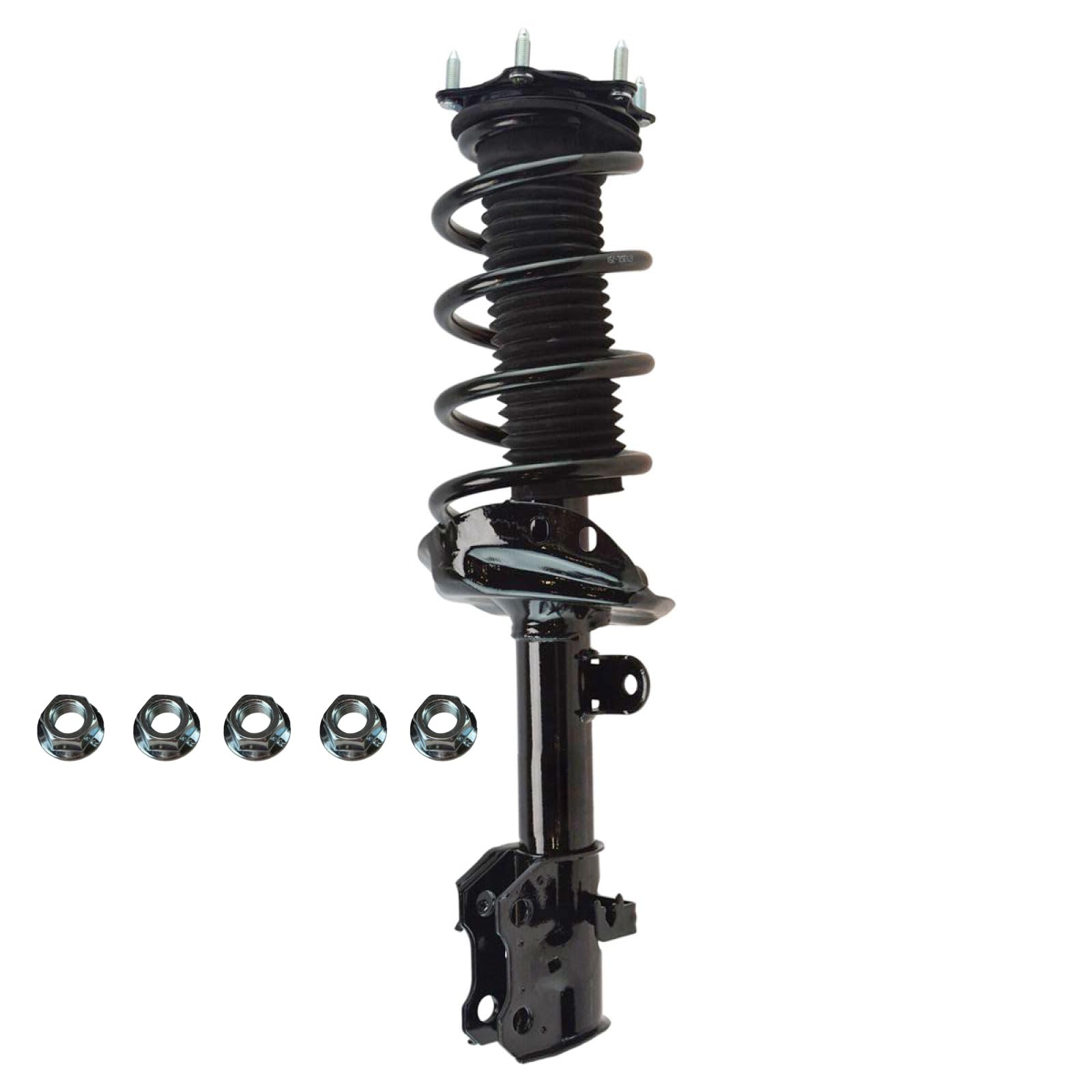 Trq Front Left Complete Strut & Coil Spring Assembly Drivers Side Compatible With 2007-2014 Honda Cr-V