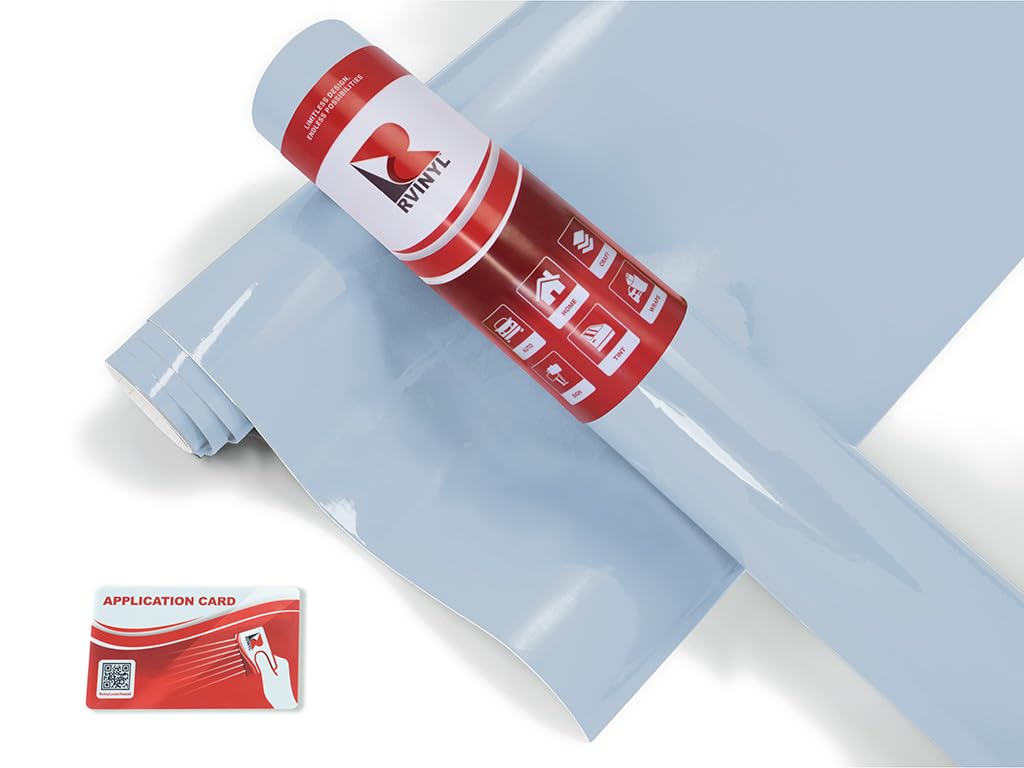Avery Dennison Sw900 656-O Gloss Cloudy Blue Supreme Wrapping Film Vinyl Vehicle Car Wrap Sheet Roll - (36'' X 60'')