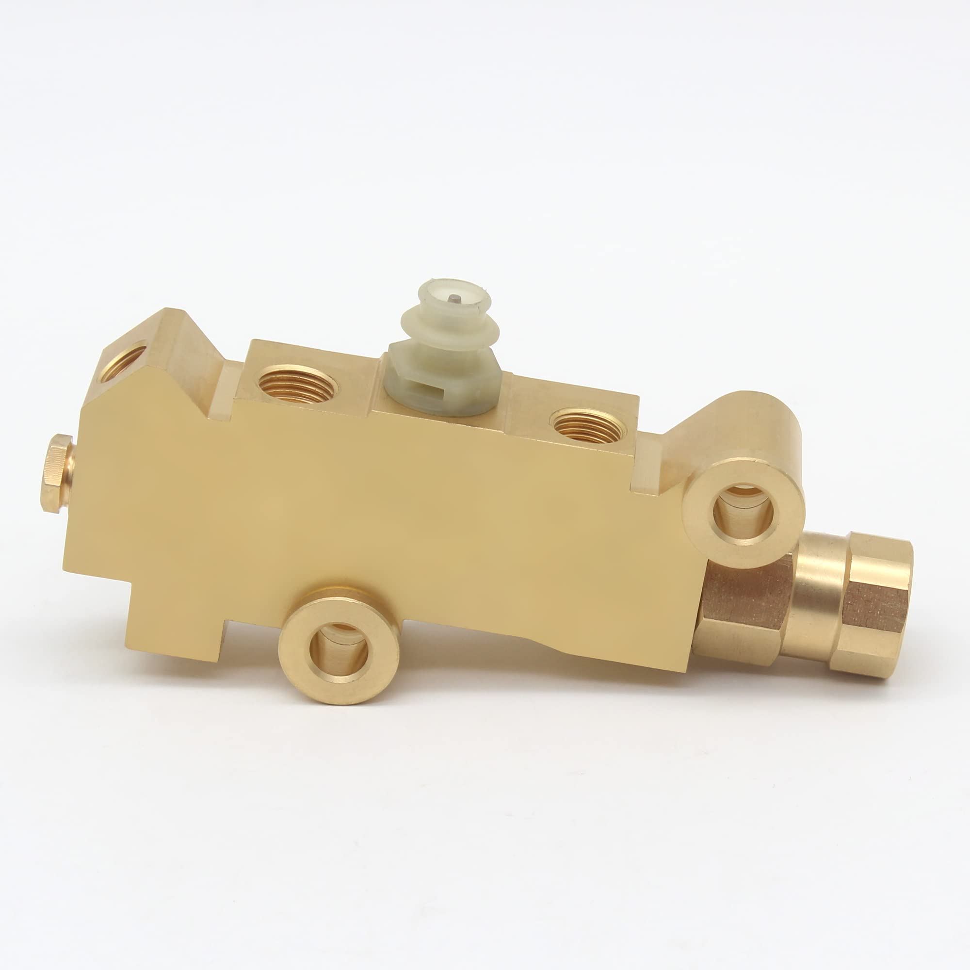 Ajantech PV2 Brake Proportioning Valve - Brass, Disc/Drum, Model 172-1353 for Ford, Chevy, GM Classic Cars & Trucks