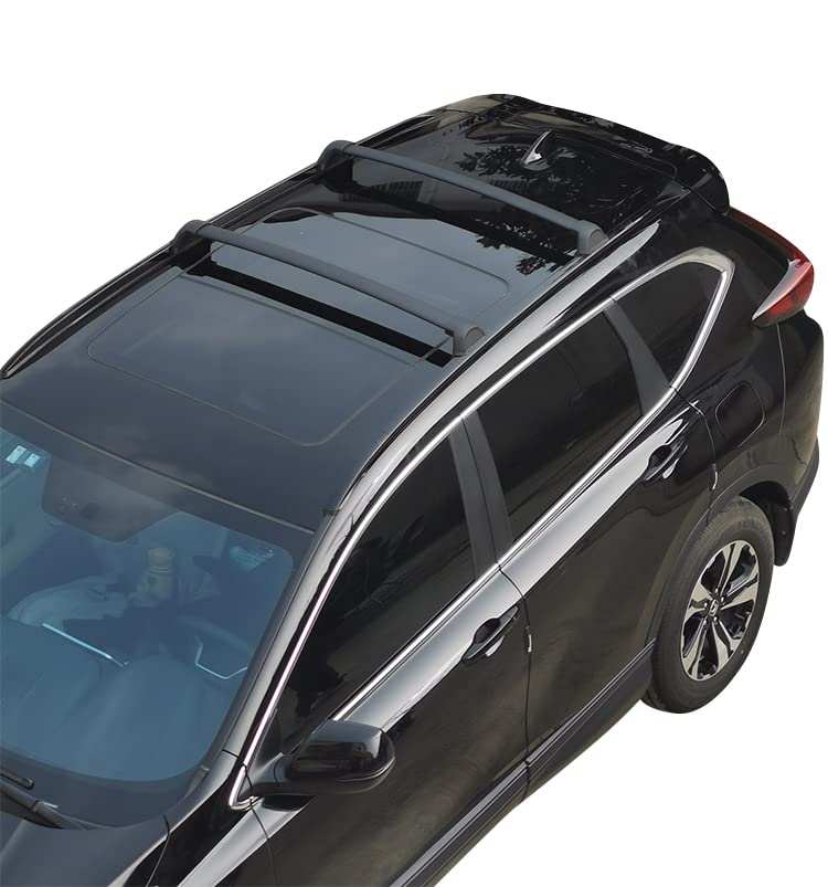 ANTS PART Roof Rack Cross Bars & Side Rail Kit for Honda CRV 2017-2022, Durable Aluminum, Black, Complete Set for Kayaks & Bikes