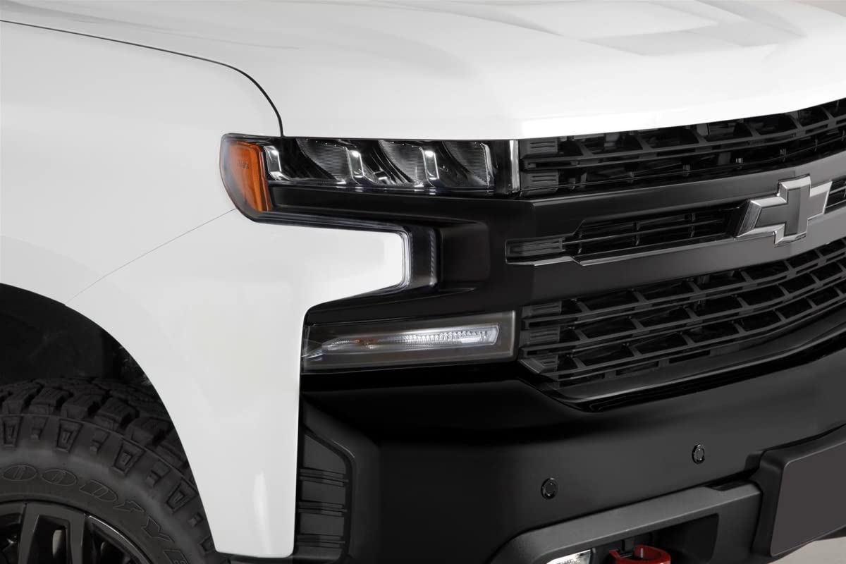 Gt Styling Gt0990C Headlight Cover For 2019-2022 Chevrolet Silverado