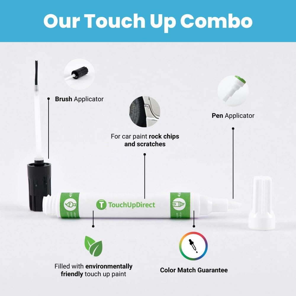Touchupdirect 416 Carbon Black Metallic Compatible With Bmw Exact Match Touch Up Paint Combo - Essential Kit