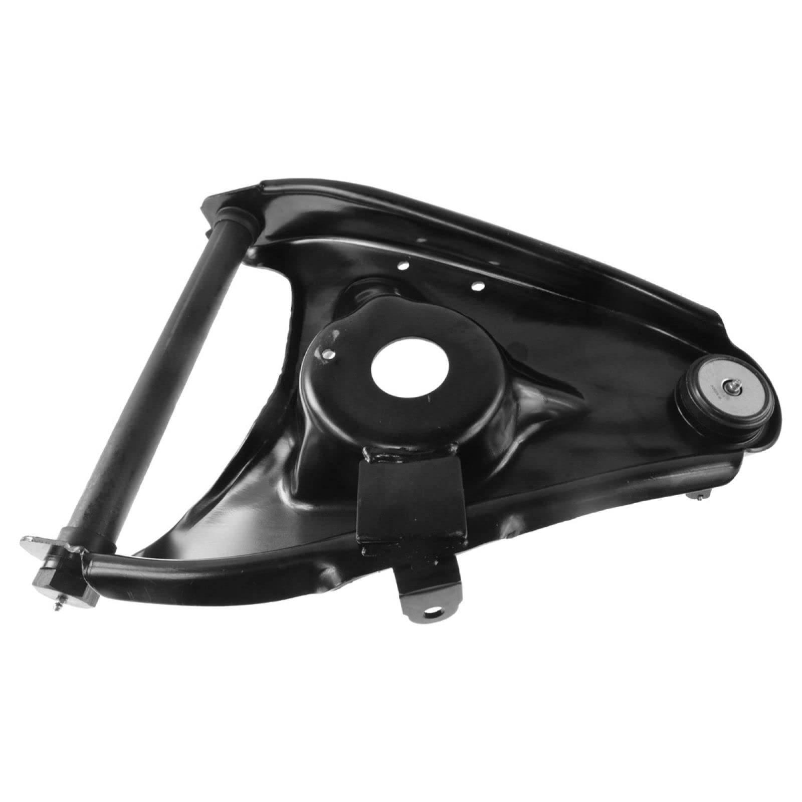 TRQ Front Upper & Lower Control Arm Set with Ball Joint, Alloy Steel, Compatible with 73-99 Chevrolet GMC, Black, Model PSA66464