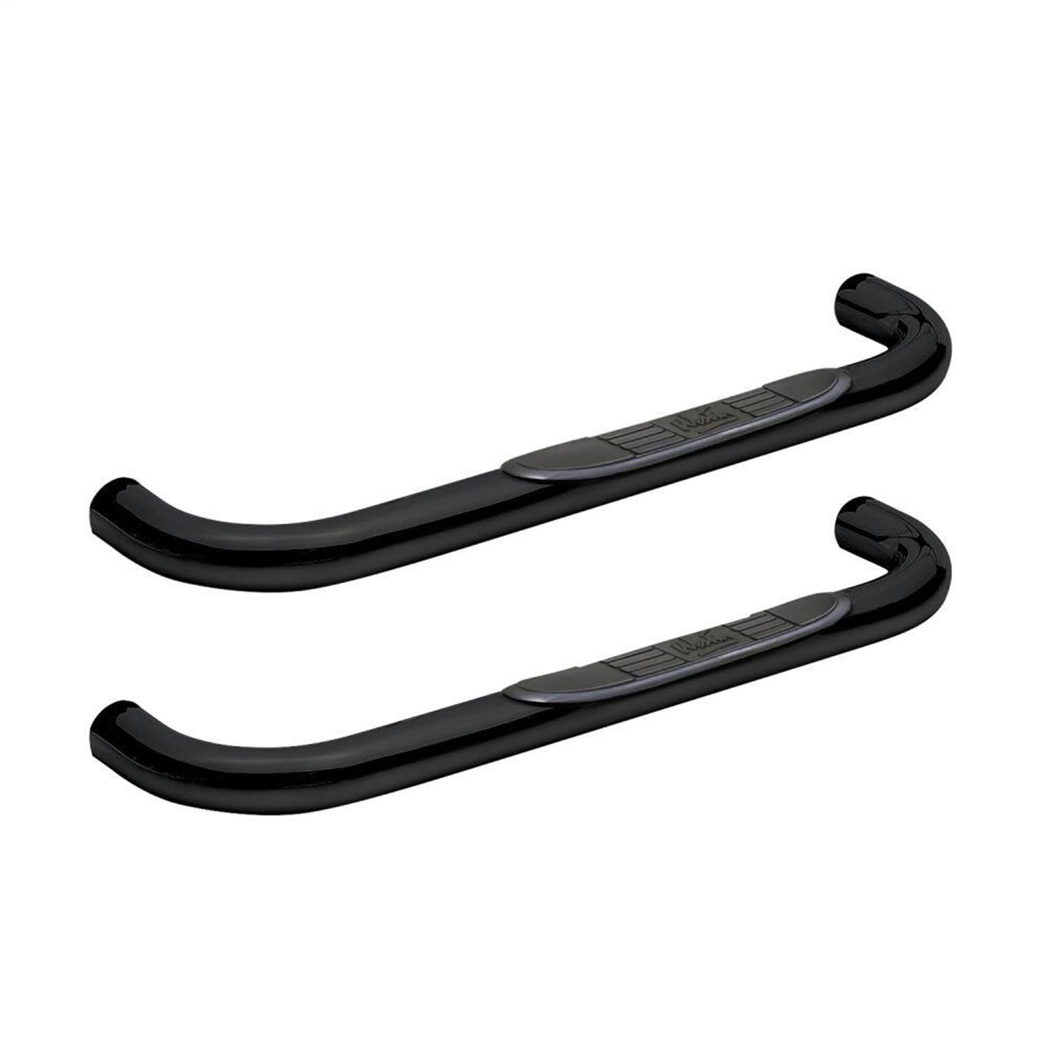 Westin 25-1325 Signature 3 Round Nerf Bars Fits 1999-2016 F250 F350 F450 F550Hd Super Duty Standard Cab Black Pair