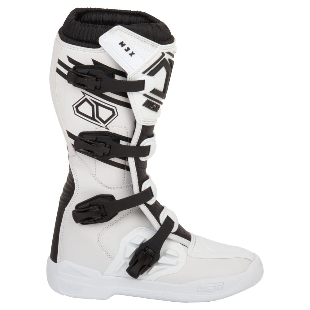 Msr M3X Motocross Boot (10, White)