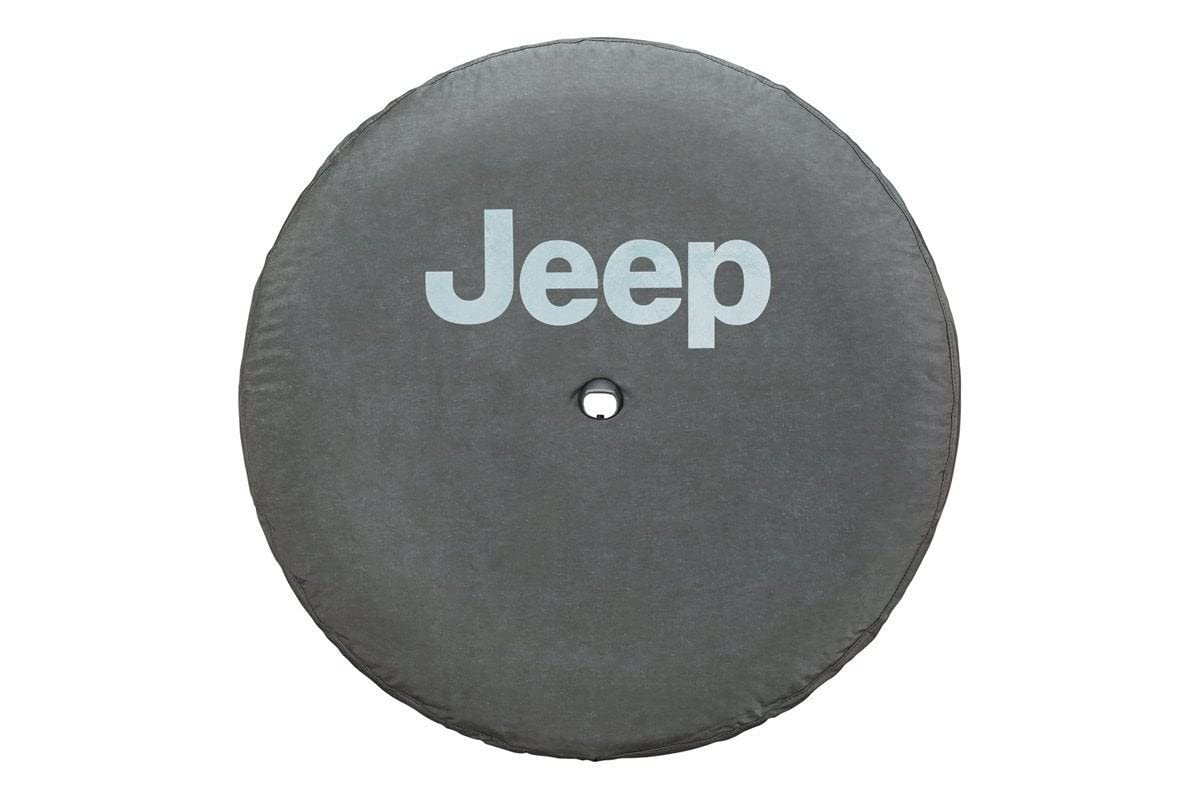 Mopar Tire Cover for 33" Spare Tire, Model 82215708AB, Black Color