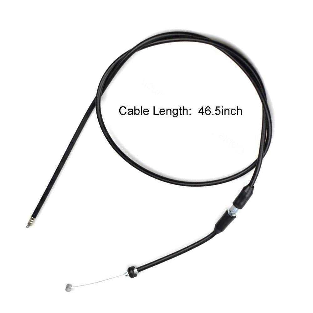 DFuerdivn 7/8'' 22mm Thumb Throttle Cable with Dual Brake Lever Assembly for 50cc 90cc 150cc 250cc ATV Quad Roketa Taotao Sunl K