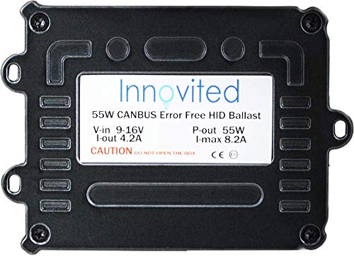 Innovited 9006 30000K Hid Xenon Bulb X 1 Pair Bundle With 2 X 55W Canbus Error Free Performance Digital Ballast (Deep Blue)