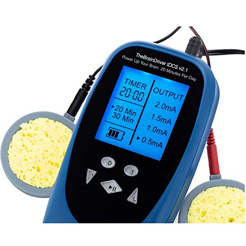 tDCS Device - TheBrainDriver v2. tDCS Digital Precision + Safety Features. (Everything Included. Ready-to-Use).