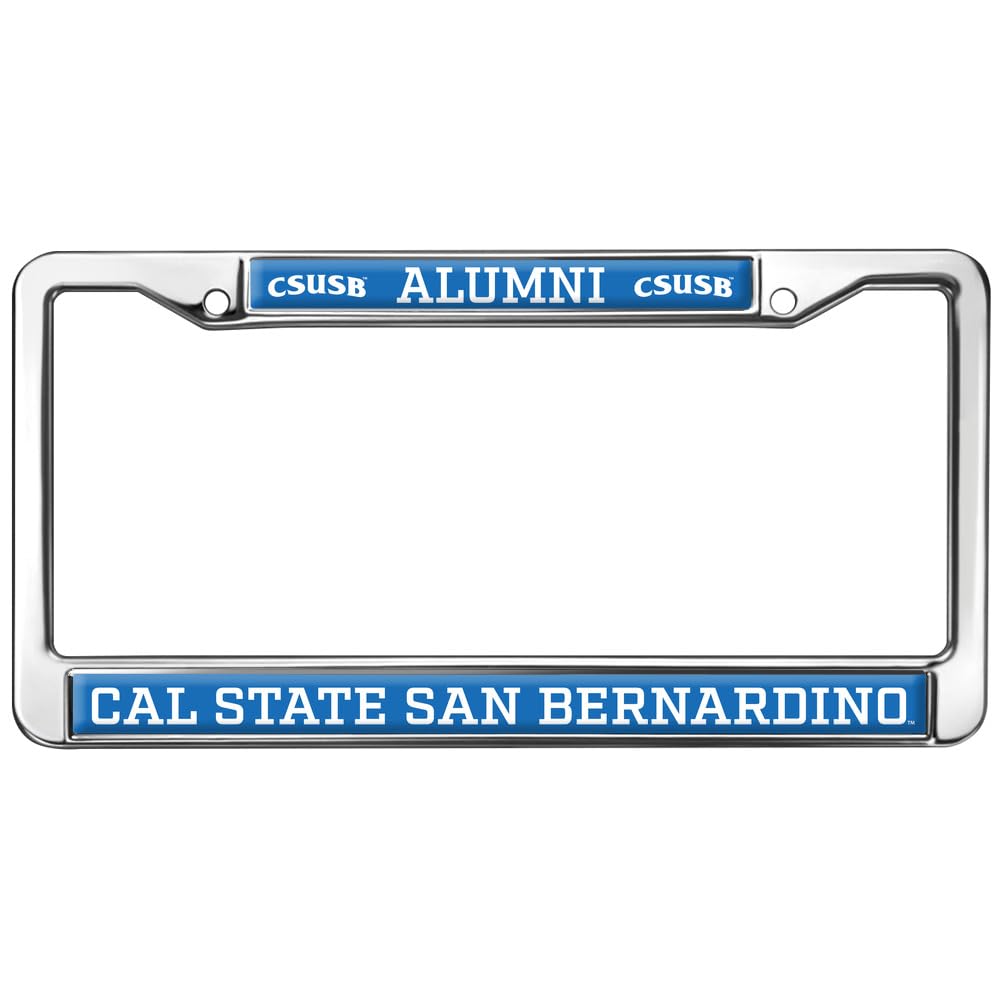 California State University, San Bernardino Alumni Full Size Standard License Plate Metal Frame