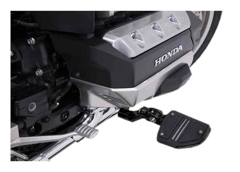 CIRO Goldstrike Adjustable Highway Peg Mounts, Metal Twin Rail Footrest, 12.75"x8.325"x2.875", Black, Model 60325, Multi
