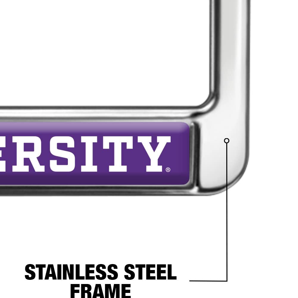 GRAPHICS & MORE Metal License Plate Frame - Northwestern University Alumni, Full Size, One Size
