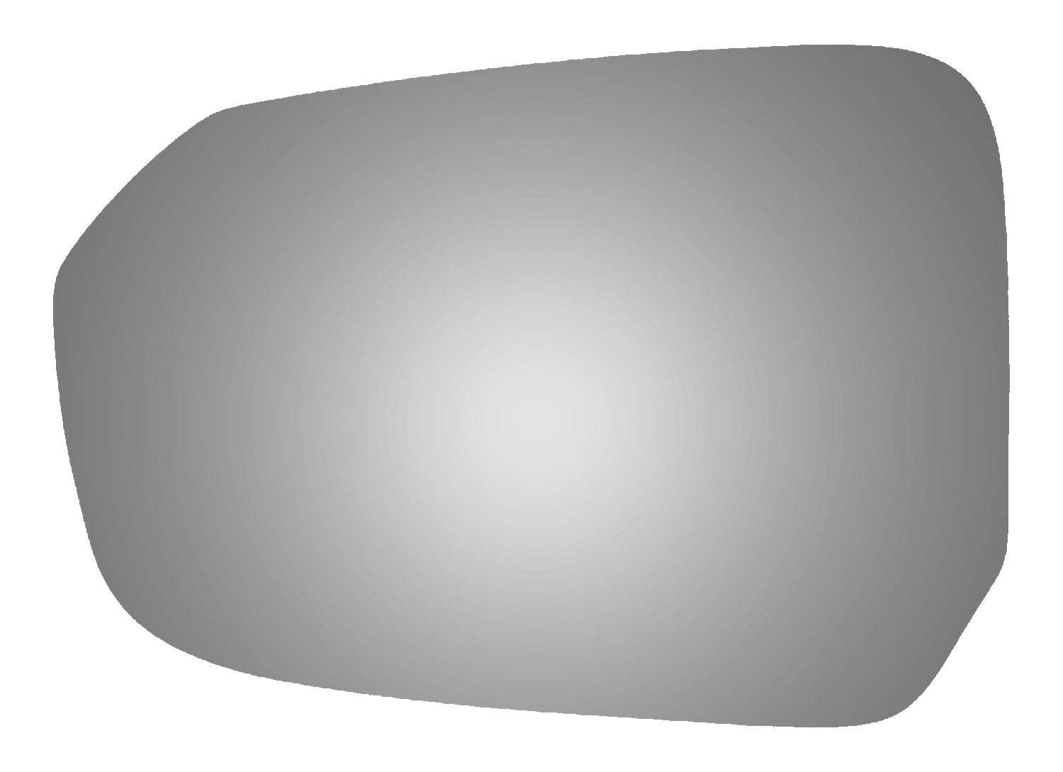 Burco 4640 Redi-Cut Driver Side Mirror Glass for 2016-2018 Chevrolet Volt