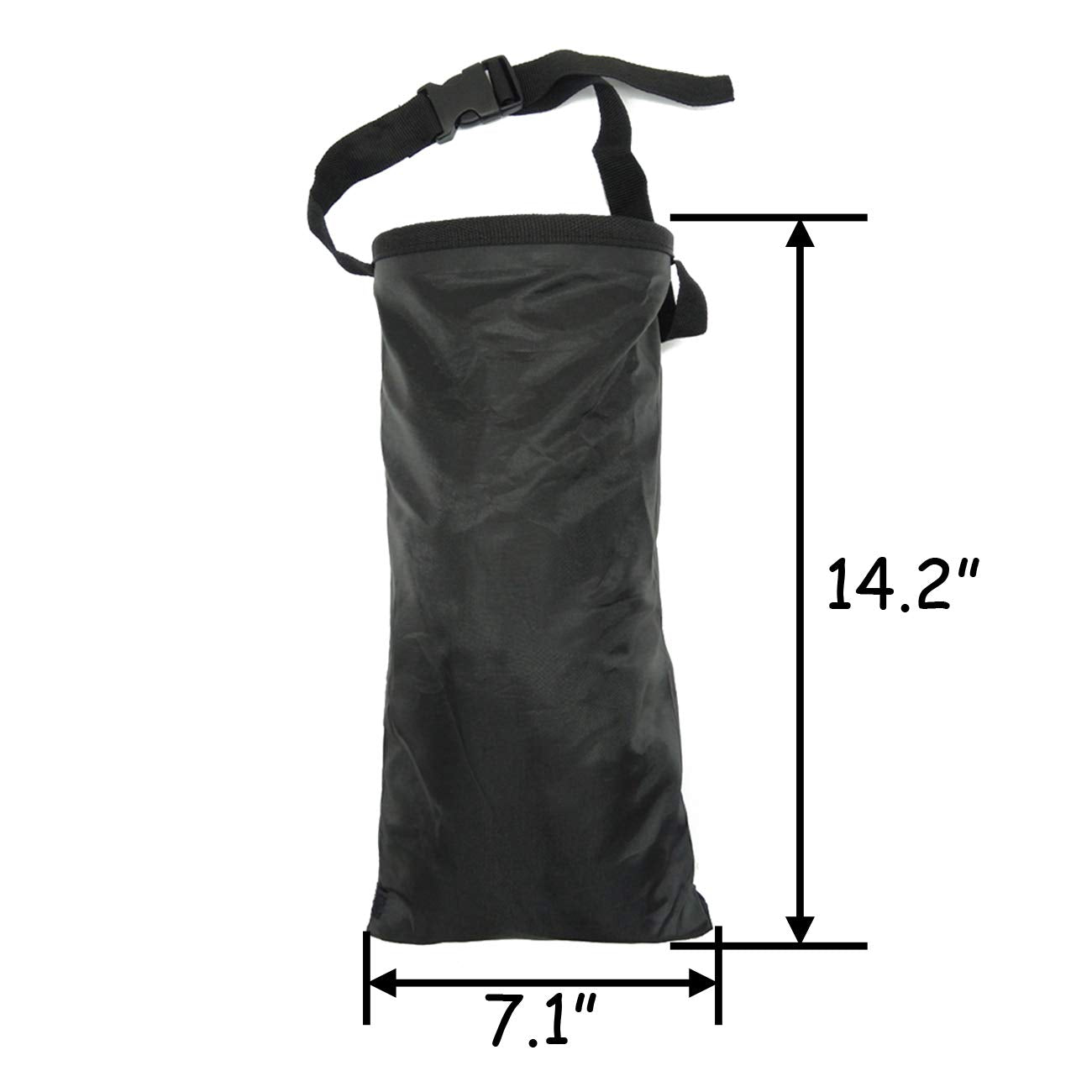 TIHOOD 3PCS trash bags, hanging Detachable garbage bag for Back Seat for Outdoor Traveling Home Use Car Storage Bags