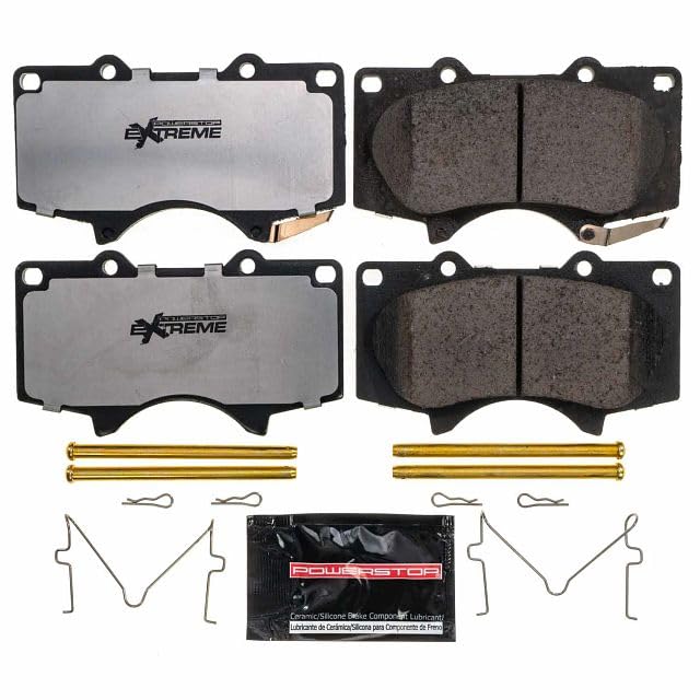 Power Stop Z36-976 Front Truck And Tow Brake Pads For 2003-2009 Gx470 | 2003-2009 Toyota 4Runner | 2007-2014 Fj Cruiser | 2001-2
