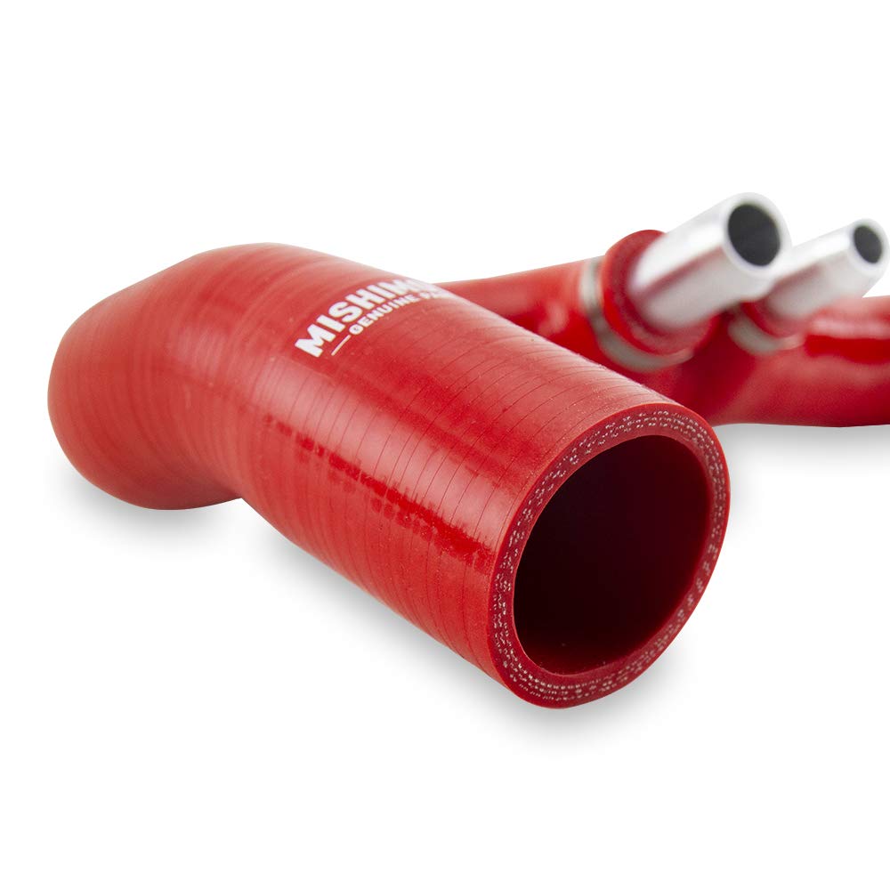 Mishimoto Silicone Coolant Hose Kit for 2018+ Jeep Wrangler JL 3.6L Automatic, Red, Model MMHOSE-JLP-18ARD