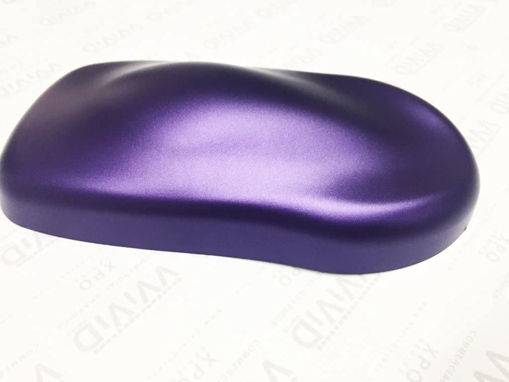 Vvivid+ Premium Vinyl Wrap Film (50Ft X 5Ft, Matte Metallic Purple)