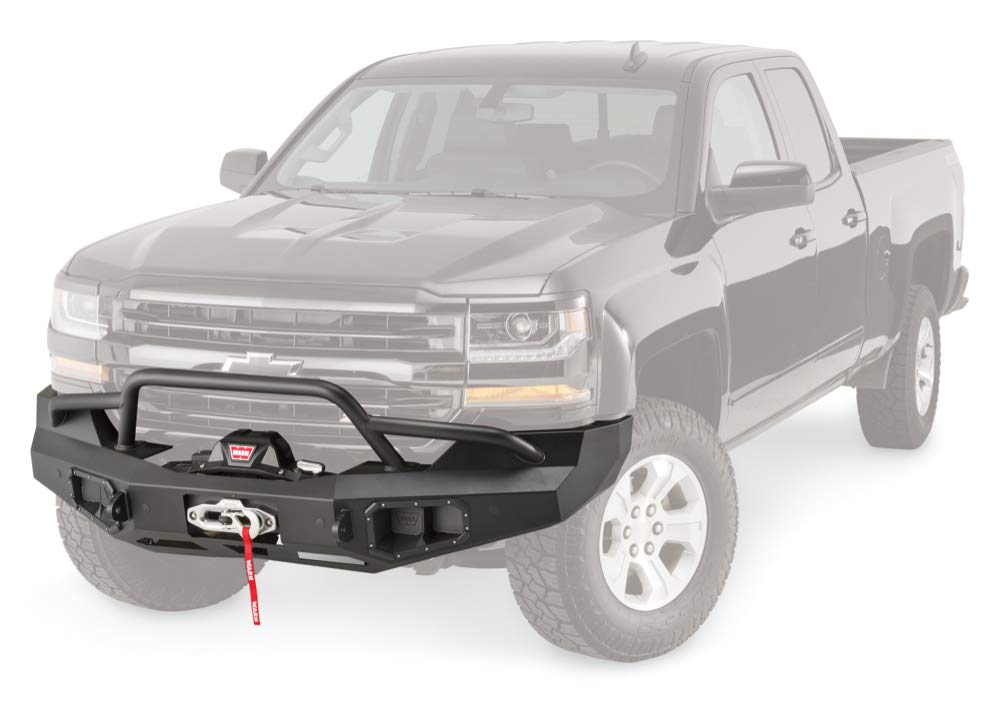 Warn 100920 Sierra 2016-18 Chevrolet 2016-2018 Ascent Front Bumper- Chevy Silverado 1500 '16