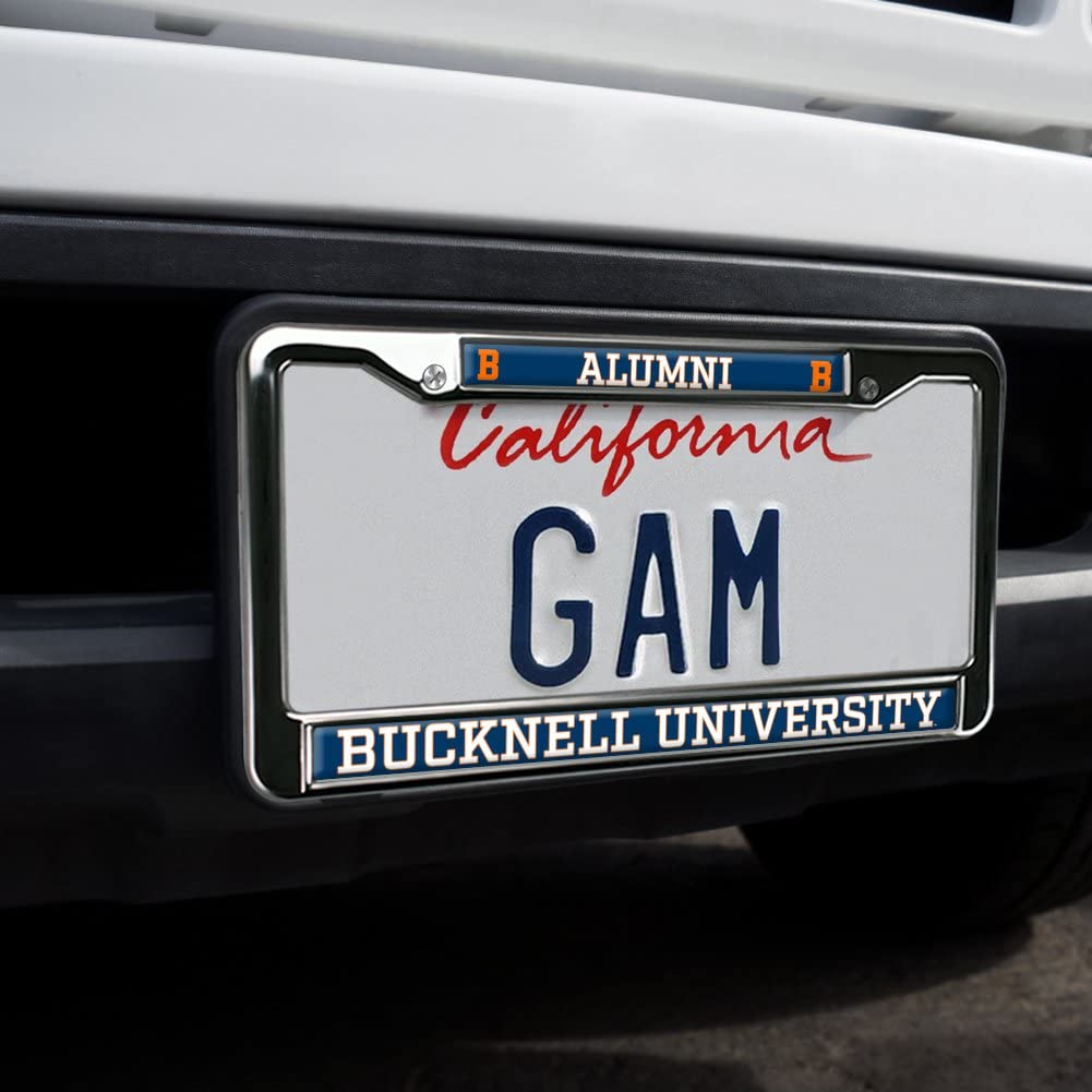 Bucknell University Alumni Logo Full Size Standard License Plate Metal Frame