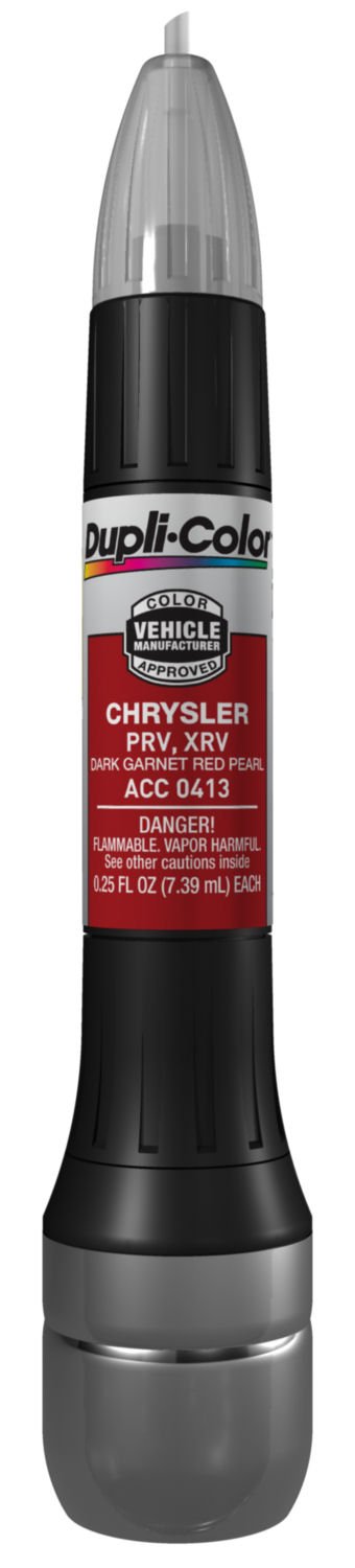 Dupli-Color ACC0413 Scratch Fix All-In-1 Exact-Match Automotive Touch-Up Paint - Chrysler Dark Garnet Red Pearl - 0.25 oz. Paint