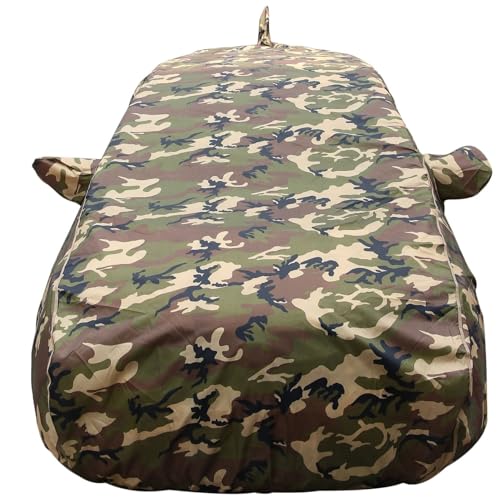Autofact 100% Waterproof Car Body Cover Compatible With Hyundai Grand I10 (2013 To 2019), With Mirror And Antenna Pockets,4X4 Am