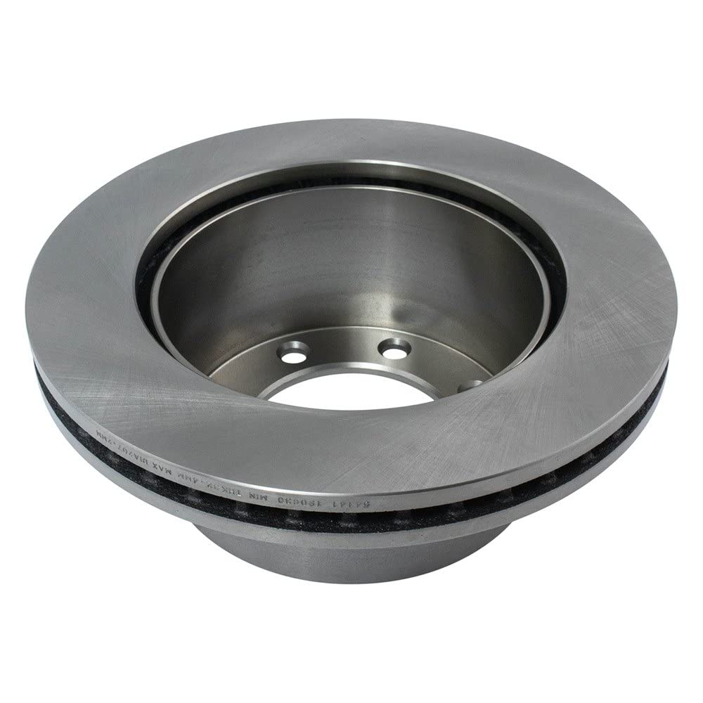 Trq Rear Brake Rotors Set Solid Compatible With 2005-2012 Ford F-250 Super Duty F-350 Super Duty