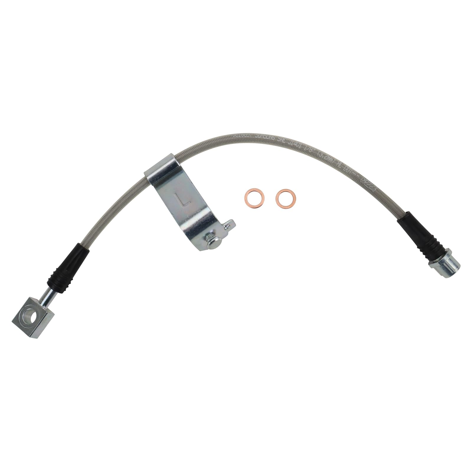 Trq Front Performance Brake Hose Set Compatible With 2004-2012 Chevrolet Malibu 2005-2010 Pontiac G6 2007-2009 Saturn Aura