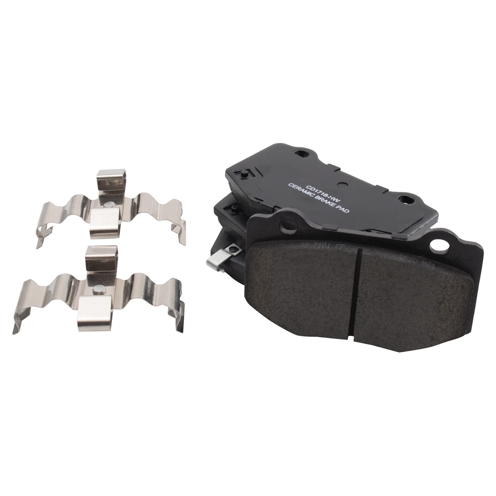 Trq Rear Brake Pad & Rotor Kit Brake Pads Brake Rotor Parking Brake Shoe Set Ceramic Compatible With 2016-2020 Chevrolet Camaro