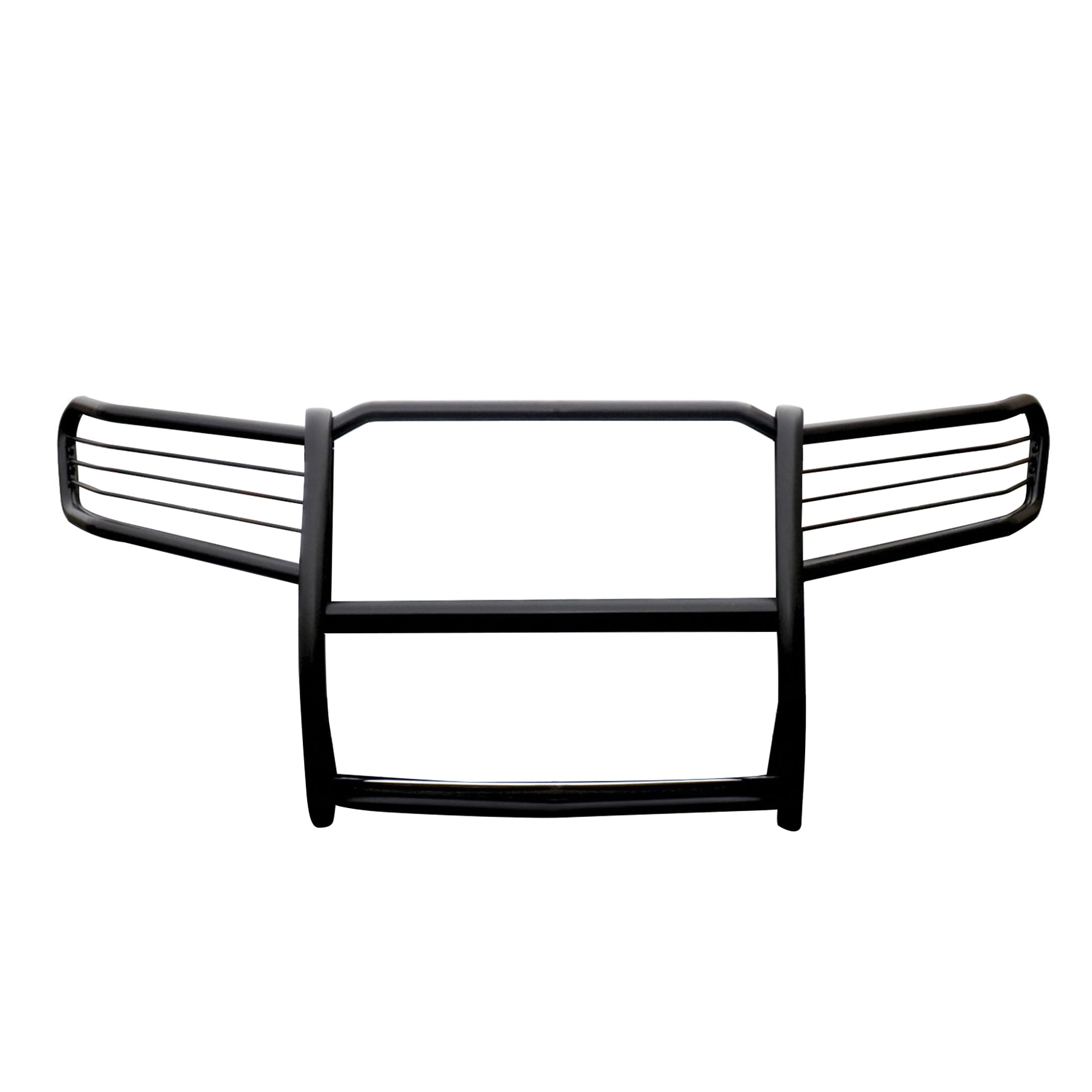 Black Horse Grille Brush Bumper Guard Modular Black Compatible With 2016-2022 Honda Pilot-17H151402Ma