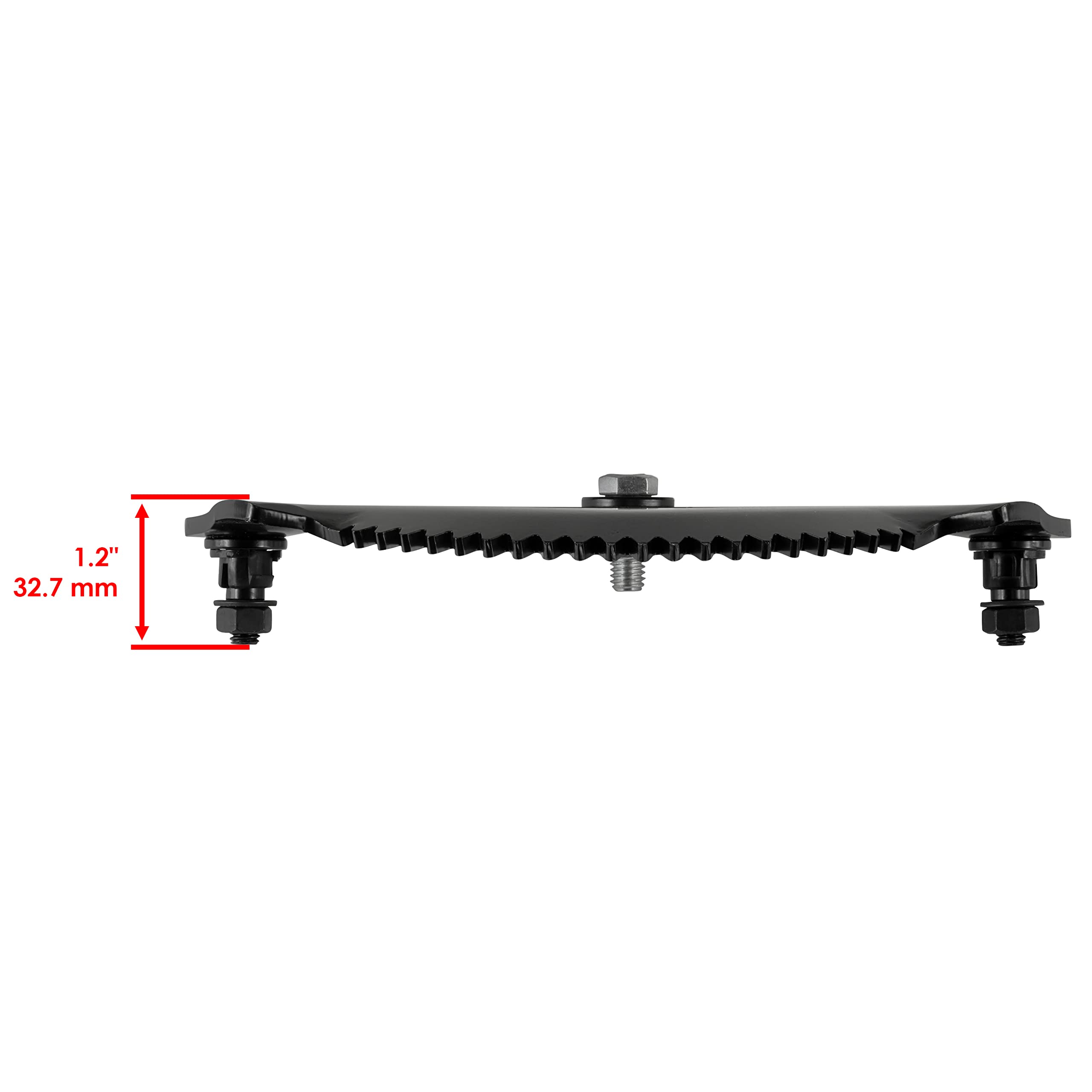 Caltric Steering Sector Plate Pinion Gear Compatible With Mtd Cub Cadet 717-1550F 7171550 7171554 Toro 1193976 1120862
