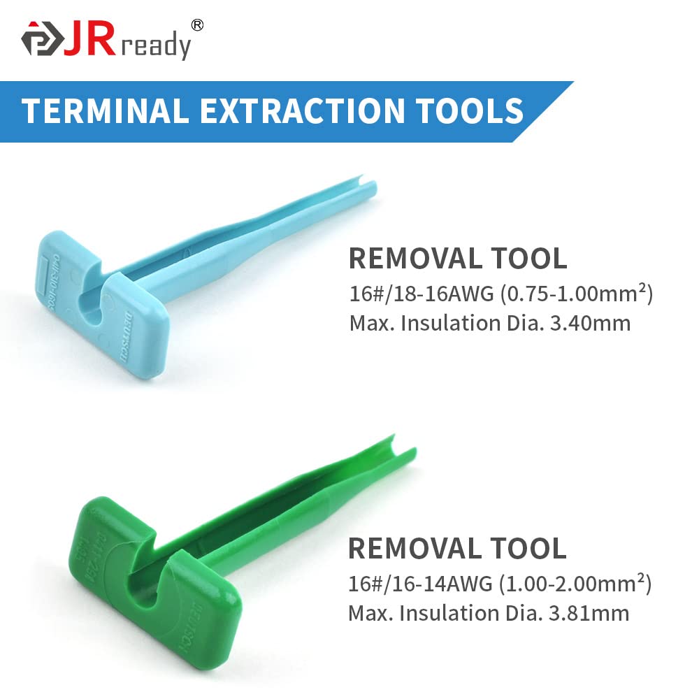 JRready DT Connector Kit - 604PCS, 2-12 Pin, Copper Contacts, Model ST6315, Includes Removal Tool