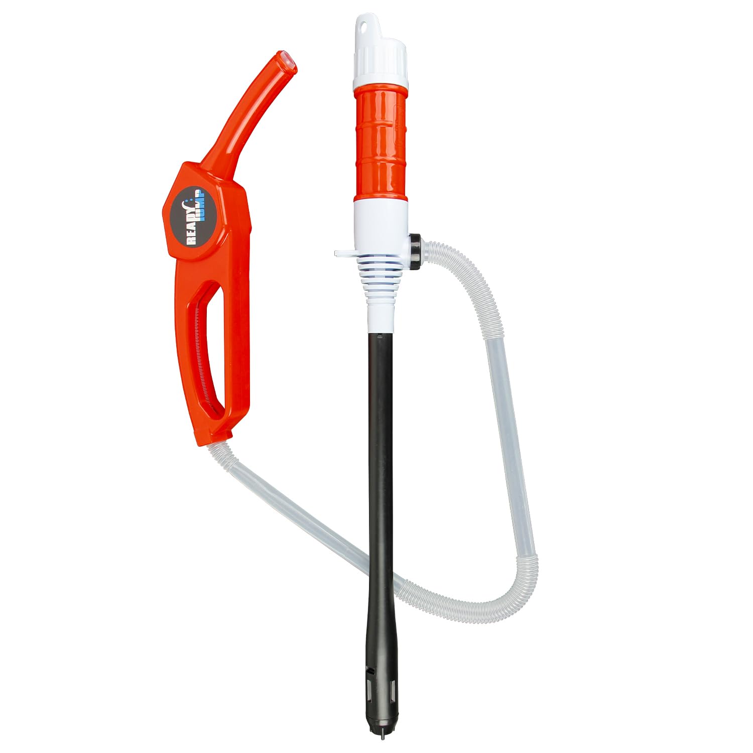 TERA PUMP Automatic Battery Powered Liquid Transfer Pump w/Gas Pump Style Nozzle for Water & Fuel - Portable & Compact Hand Fuel