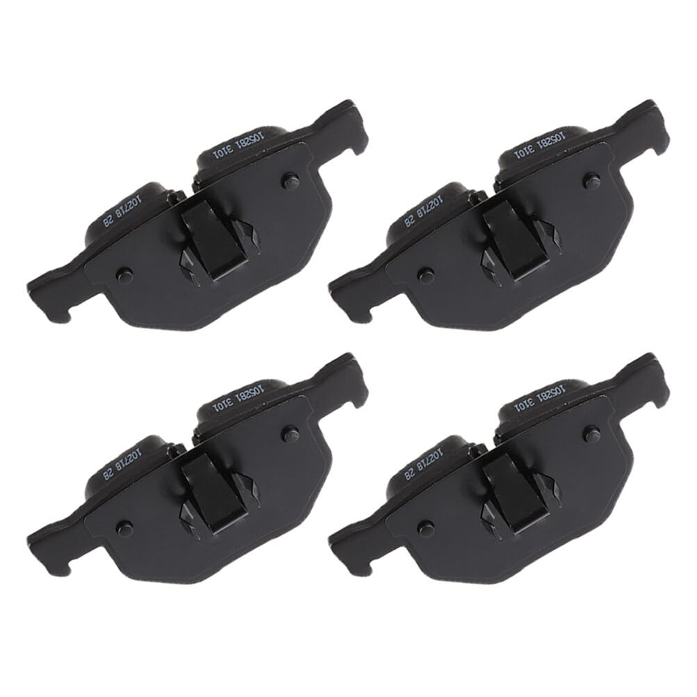 Cciyu D1042 Rear Semi-Metallic Disc Brake Pads Kit For Bmw X5 X6 4Pcs