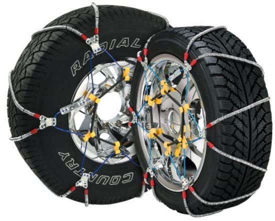 Security Chain Company Sz133 Super Z6 Cable Tire Chain For Passenger Cars, Pickups, And Suvs - Set Of 2,Silver