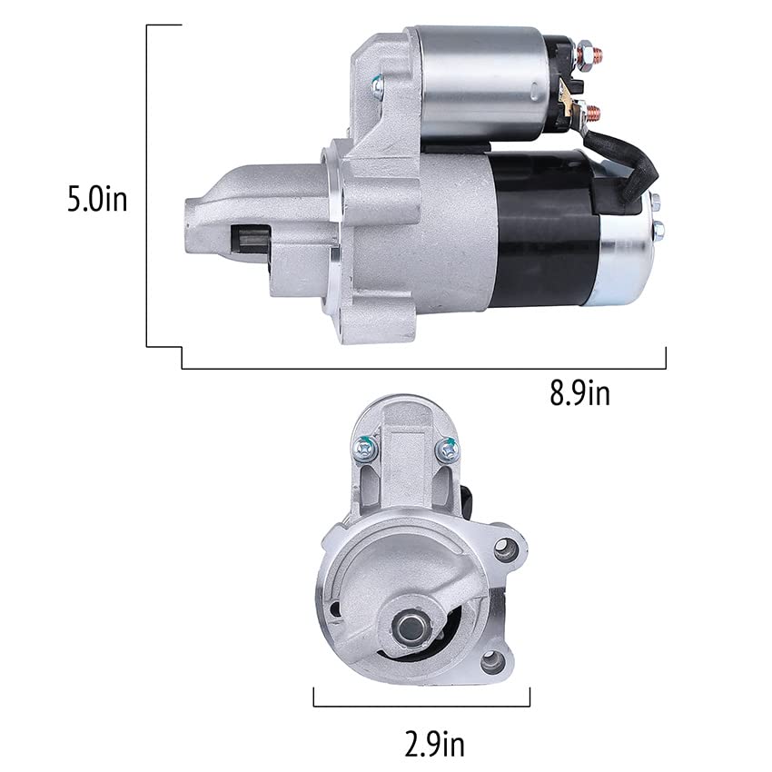 Rareelectrical New Mustang Gehl New Holland Skid Loader Starter Compatible With Onan M2T43681 M2T43881 191-1808-06 191-1949-04 1