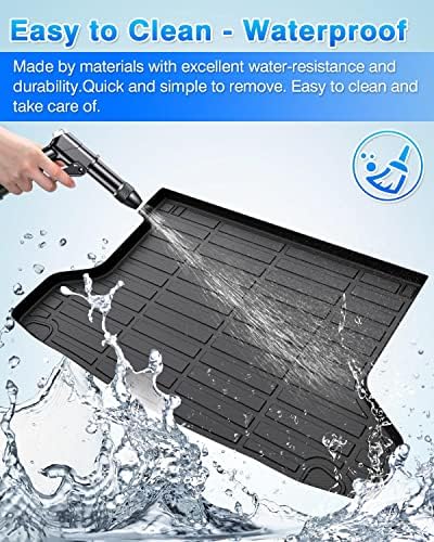 Cartist Cargo Liner Custom Fit For Hr-V Hrv 2016-2022 Fwd Models All Weather Trunk Mat High Side Waterproof Black Tpe