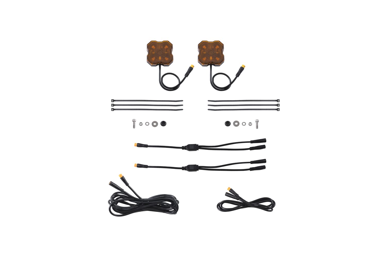 Diode Dynamics Stage Series Rock Light Add-On (2-Pack), Amber
